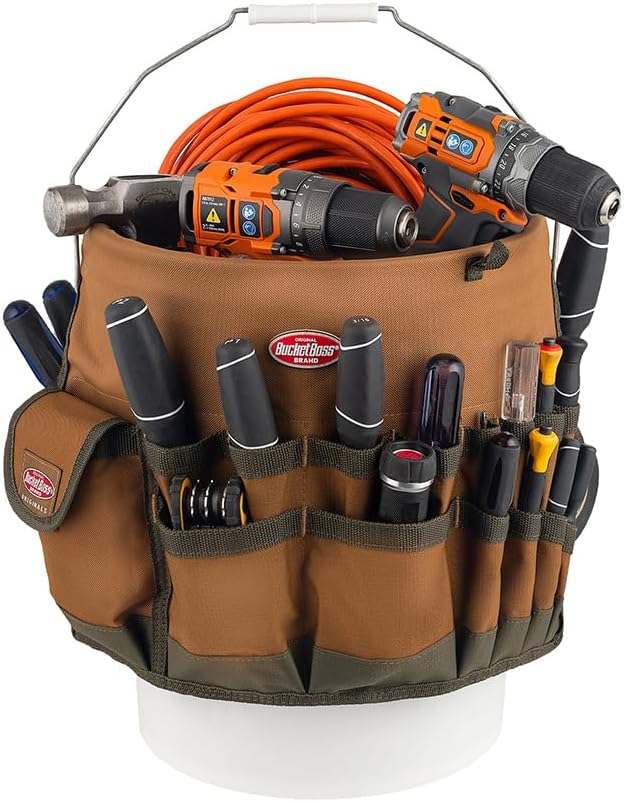 Bucket Boss The Bucketeer Bucket Tool Organizer in Brown, 10030 - Image 3