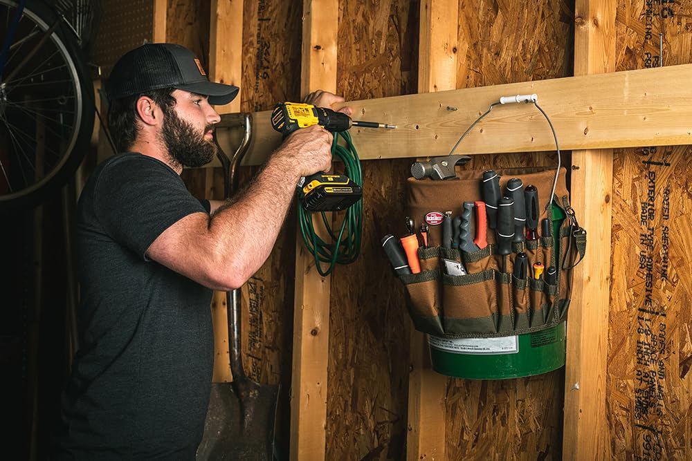 Bucket Boss The Bucketeer Bucket Tool Organizer in Brown, 10030 - Image 14