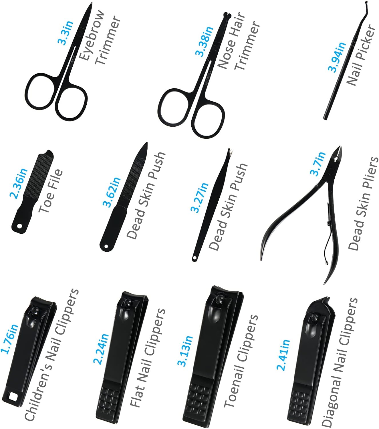 Manicure Set Professional Nail Clipper Kit-26 Pieces Stainless Steel Manicure Kit,nail Care Tools with Luxurious Travel Case - Image 6