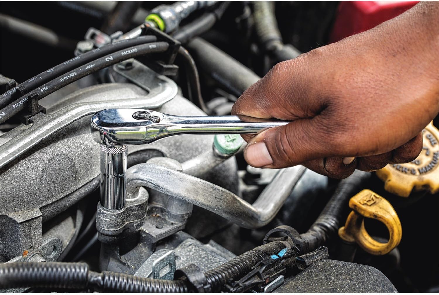 DEWALT Mechanics Tool Set, 1/4" & 3/8" & 1/2" Drive, SAE/Metric, 205-piece (DWMT81534) - Image 4