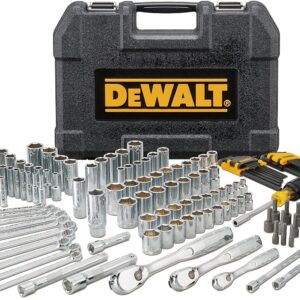 DEWALT Mechanics Tool Set, 1/4" & 3/8" & 1/2" Drive, SAE/Metric, 205-piece (DWMT81534)